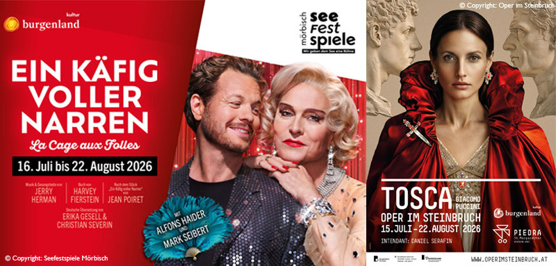 Plakate von Oper und Musical